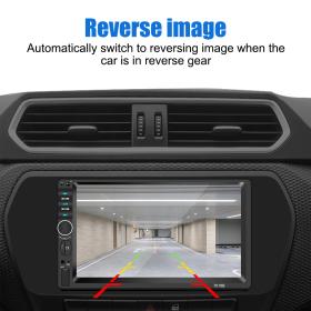 DVD Mp5 Auto-radio écran tactile 7 Pouce Bleutooth. USB AUX .CARD SD. Standard